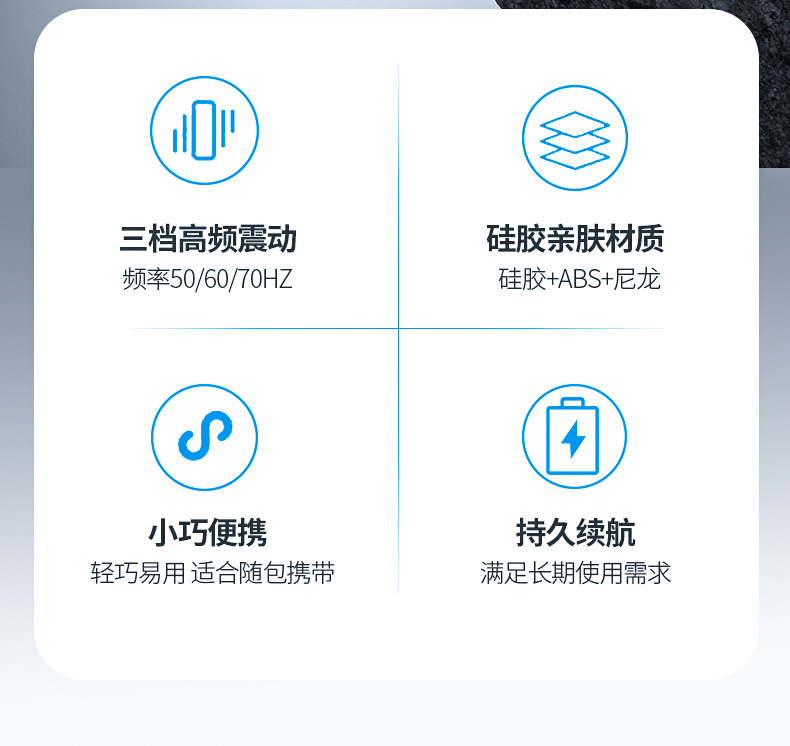 OG-2023筋膜球 | 支持私模开发与品牌定制 | 主打三档高频震动硅胶亲肤便携筋膜球，可贴牌代工