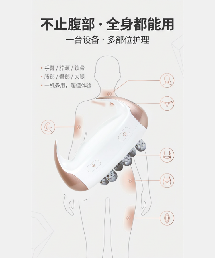 OG-5811多功能全身按摩仪 | 支持私模开发与品牌定制 |RF 射频 + EMS + 三色光疗 ,可贴牌代工 OG-5811多功能全身按摩仪 | 支持私模开发与品牌定制 |RF 射频 + EMS + 三色光疗 ,可贴牌代工