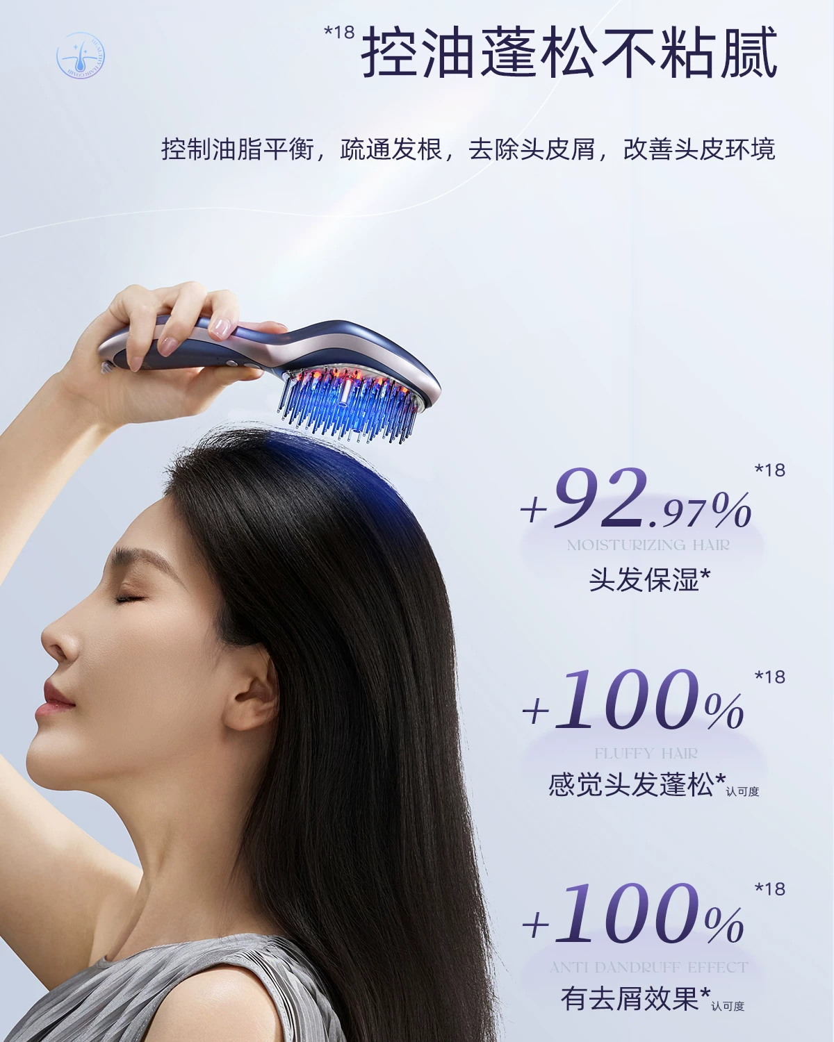 OG-5612 低温等离子健发梳 | 支持私模开发与品牌定制 | 双头梳齿随心切换,可贴牌代工 OG-5612 低温等离子健发梳 | 支持私模开发与品牌定制 | 双头梳齿随心切换,可贴牌代工
