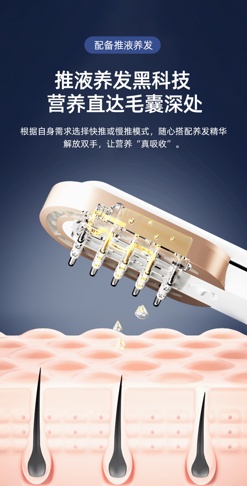 OG-5636健发梳 | 支持私模开发与品牌定制 | 五大核心功能合一,可贴牌代工 OG-5636健发梳 | 支持私模开发与品牌定制 | 五大核心功能合一,可贴牌代工