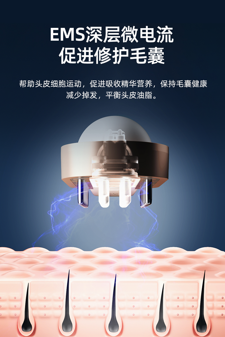 OG-5636健发梳 | 支持私模开发与品牌定制 | 五大核心功能合一,可贴牌代工 OG-5636健发梳 | 支持私模开发与品牌定制 | 五大核心功能合一,可贴牌代工