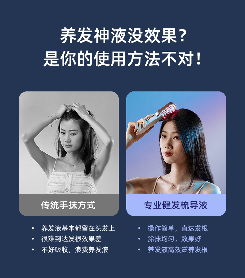 OG-5636健发梳 | 支持私模开发与品牌定制 | 五大核心功能合一,可贴牌代工 OG-5636健发梳 | 支持私模开发与品牌定制 | 五大核心功能合一,可贴牌代工
